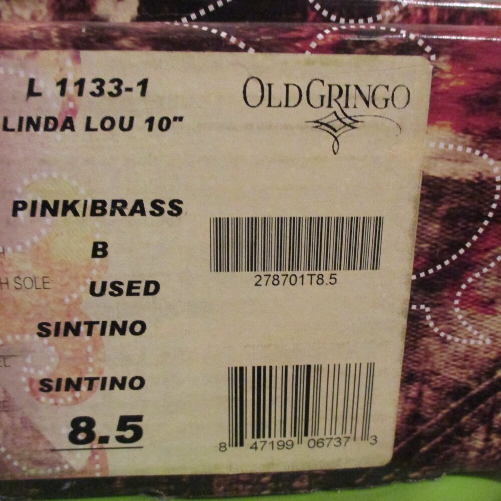 NEW Old Gringo Linda Lou Cowboy Boots womens 8.5 - Picture 4 of 15